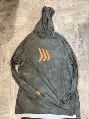 Gillz Fishing Shirt XL Hooded Performance Camo Long Sleeve Fish